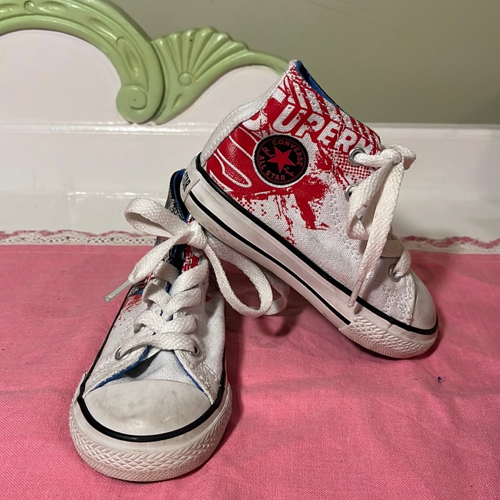 Superman Converse Sneakers Infant Size 6
